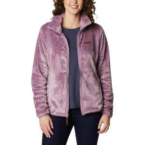 Columbia womens Fire Side Ii Sherpa Full Zip(Winter Mauve)