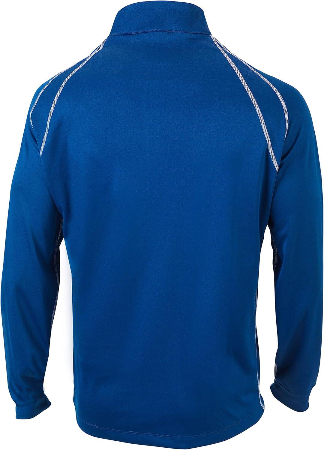 imageColumbia Golf Mens OmniHeat Range Session 14 Zip PulloverAzul