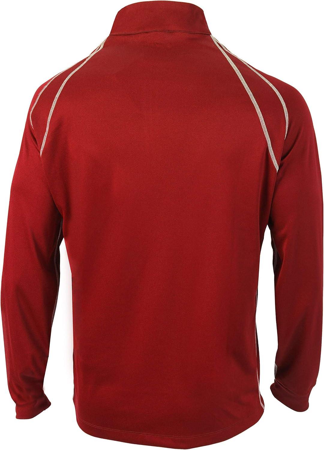 imageColumbia Golf Mens OmniHeat Range Session 14 Zip PulloverIntense Red