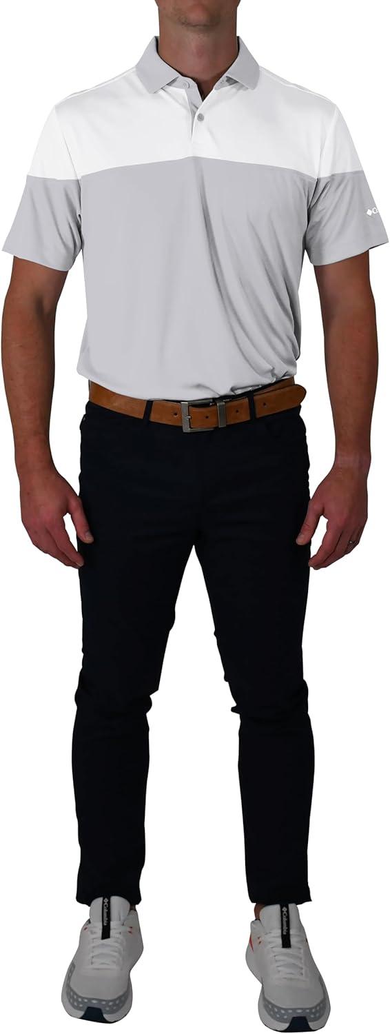 imageColumbia Golf Mens OmniWick Best Ball PoloCool Grey