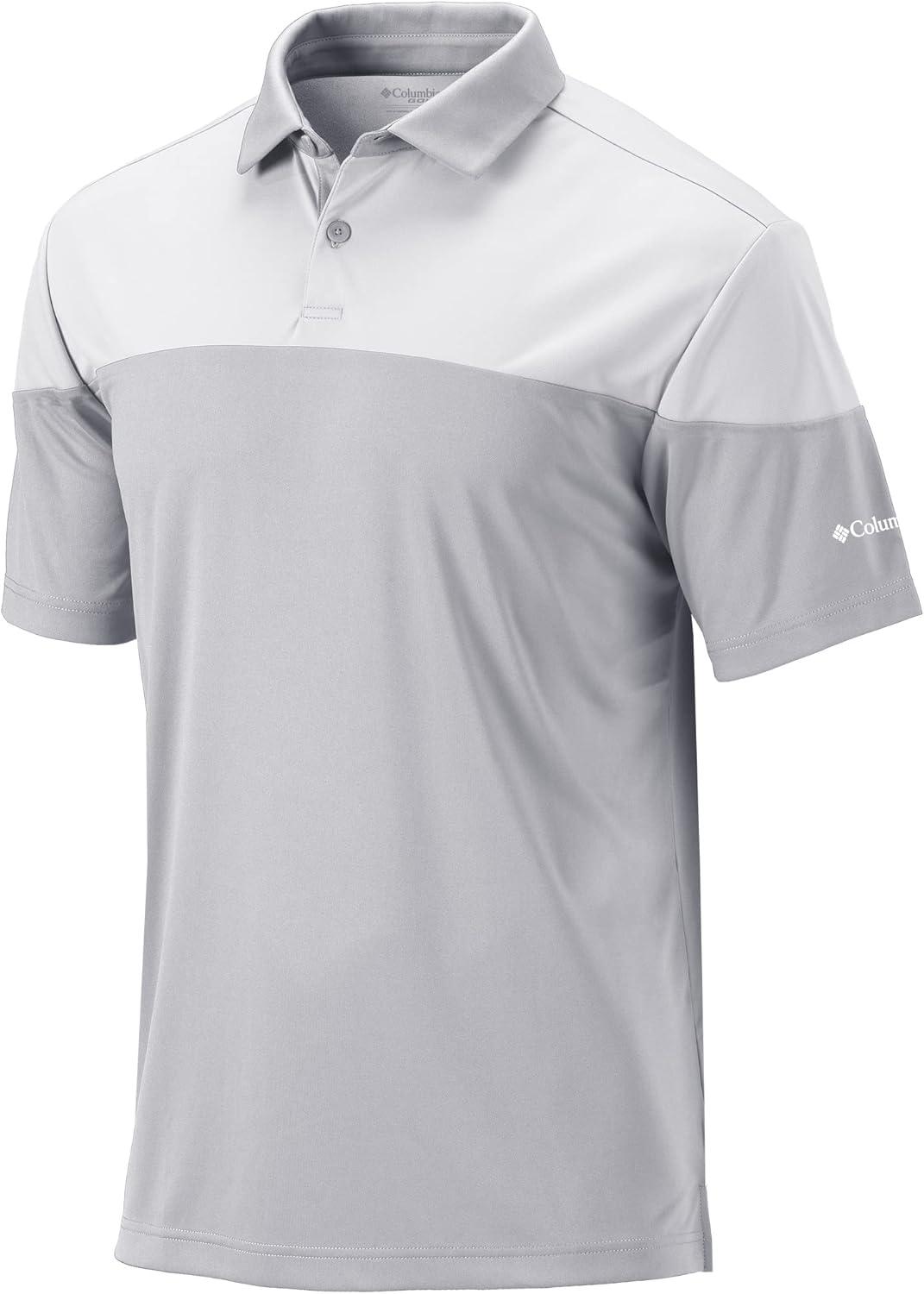 imageColumbia Golf Mens OmniWick Best Ball PoloCool Grey