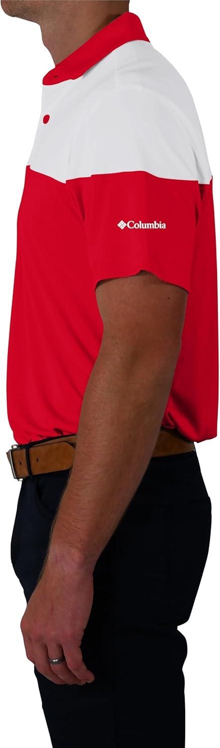imageColumbia Golf Mens OmniWick Best Ball PoloIntense Red