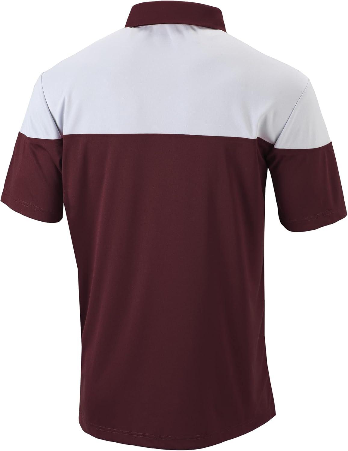 imageColumbia Golf Mens OmniWick Best Ball PoloMaroon