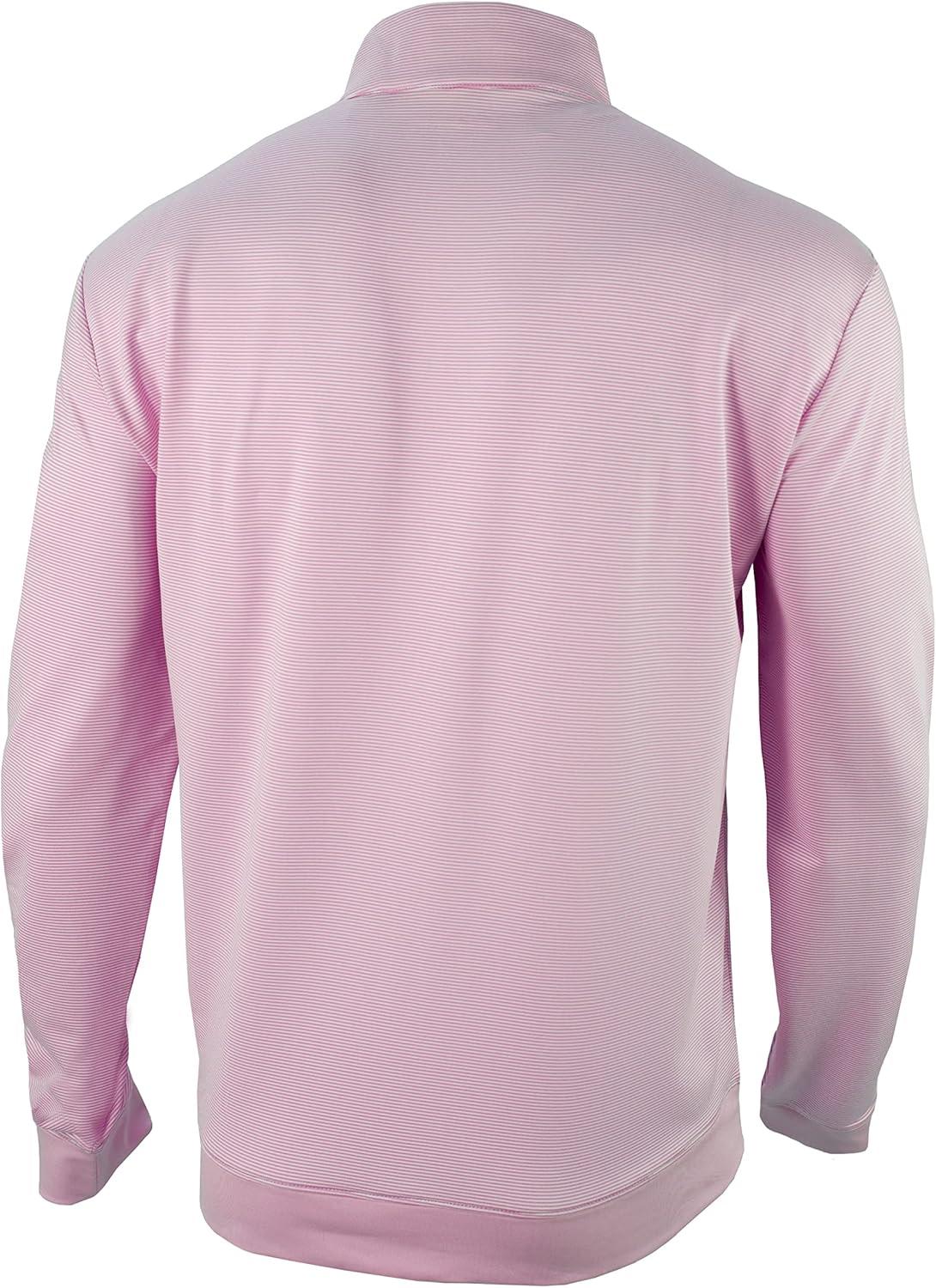 imageColumbia Golf Mens OmniWick Even Lie Mens 14 Zip PulloverPink Dawn