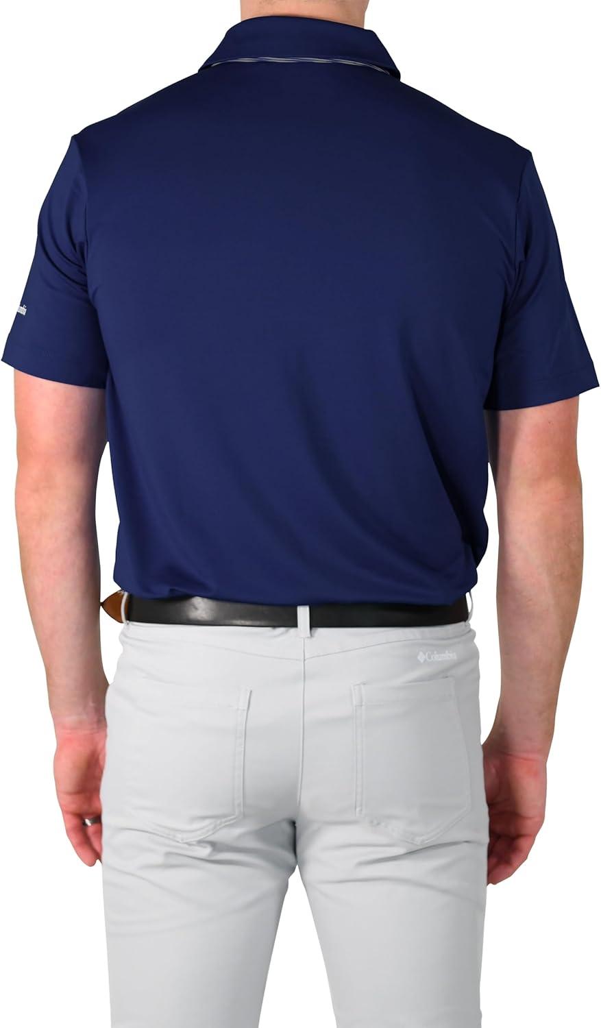 imageColumbia Golf Mens OmniWick Even Lie PoloCollegiate Navy