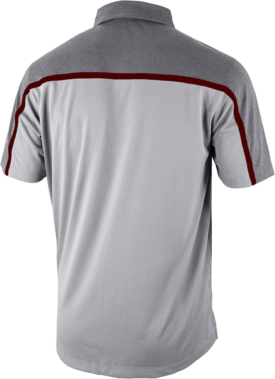imageColumbia Golf Mens OmniWick Gallery PoloNimbus GreyCollegiate Navy
