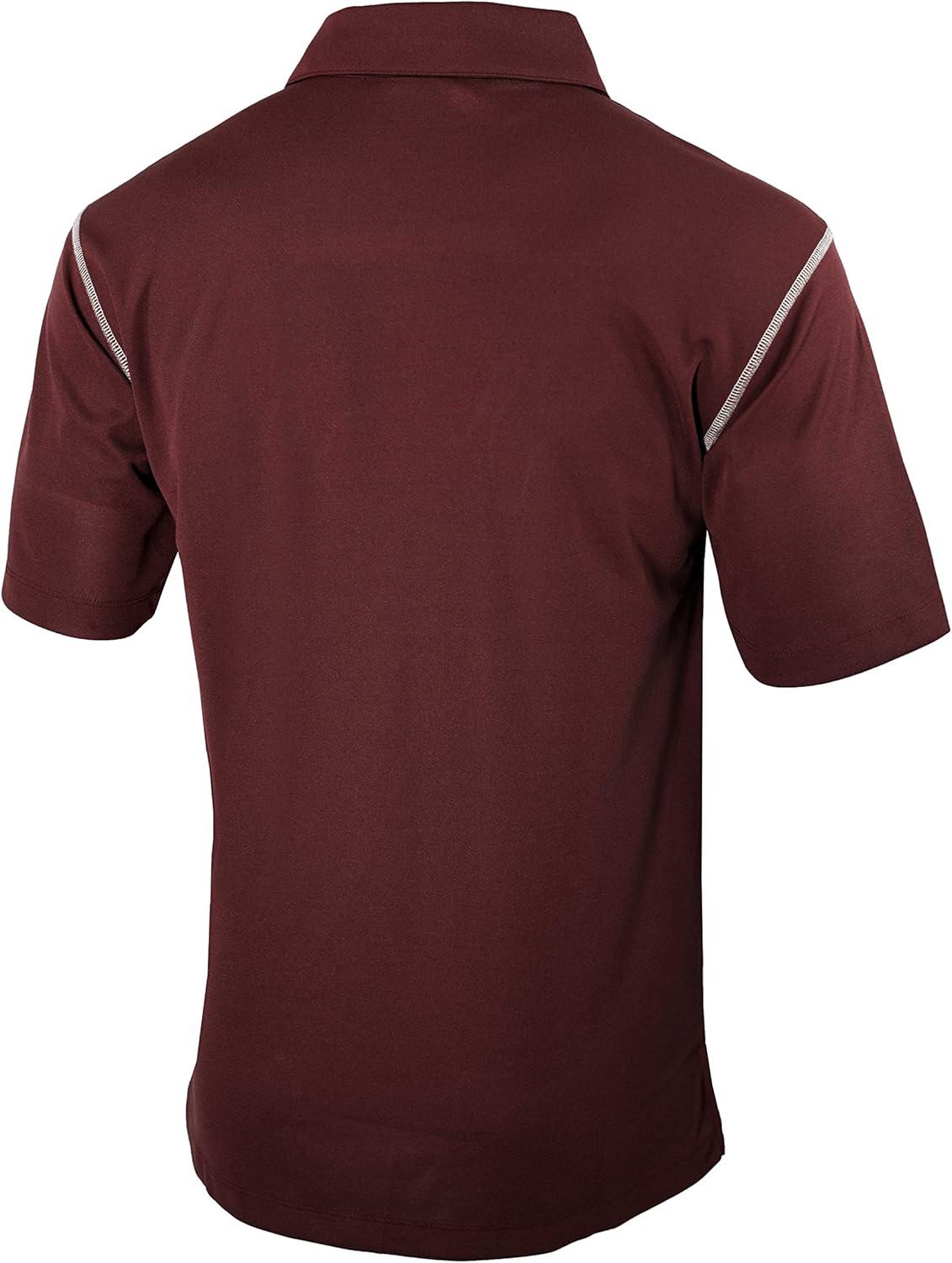 imageColumbia Golf Mens OmniWick High Stakes PoloDeep Maroon