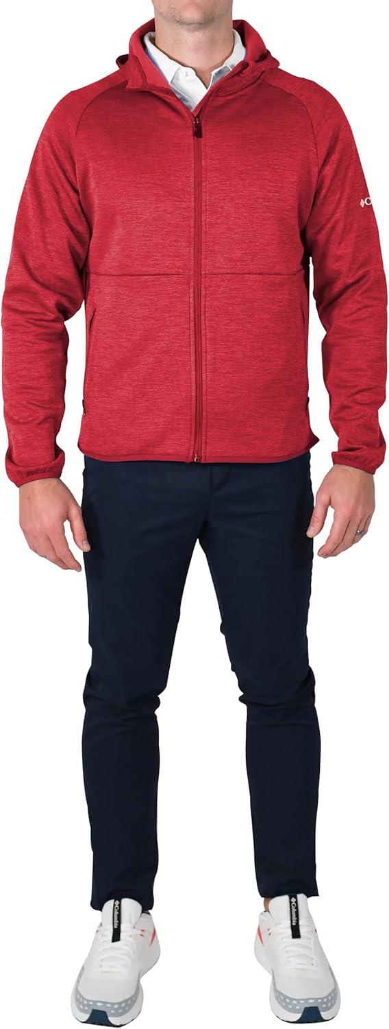 imageColumbia Golf Mens OmniWick Its Time JacketIntense Red