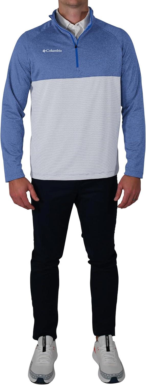 imageColumbia Golf Mens OmniWick Rockin It PulloverAzul
