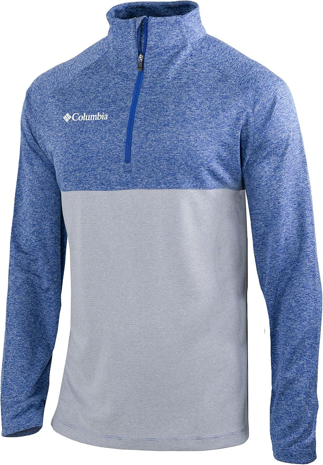 imageColumbia Golf Mens OmniWick Rockin It PulloverAzul