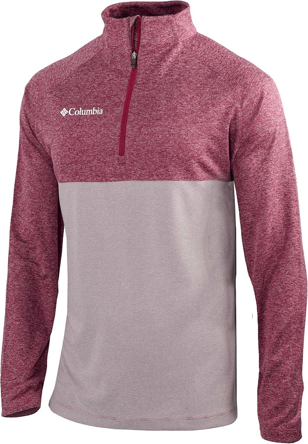 imageColumbia Golf Mens OmniWick Rockin It PulloverBeet