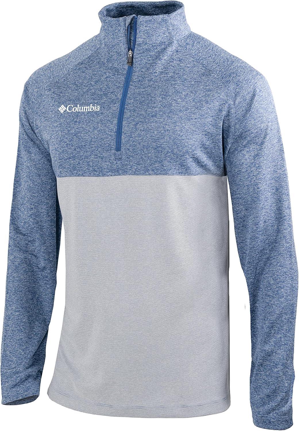 imageColumbia Golf Mens OmniWick Rockin It PulloverBlue Stone