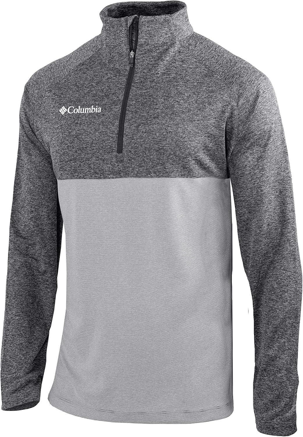 imageColumbia Golf Mens OmniWick Rockin It PulloverCity Grey