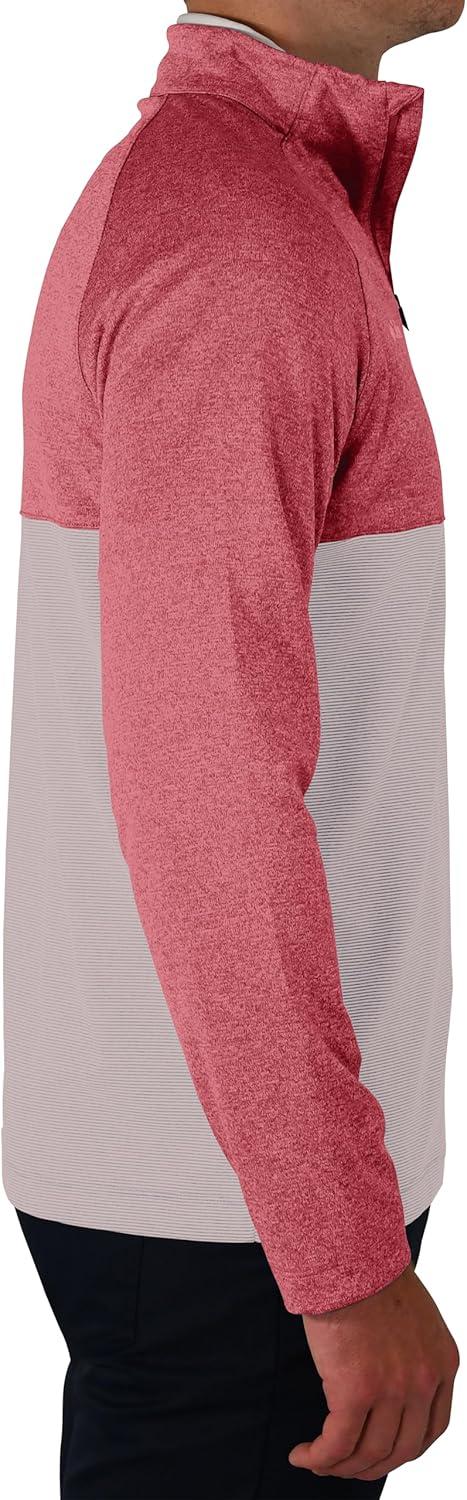 imageColumbia Golf Mens OmniWick Rockin It PulloverIntense Red