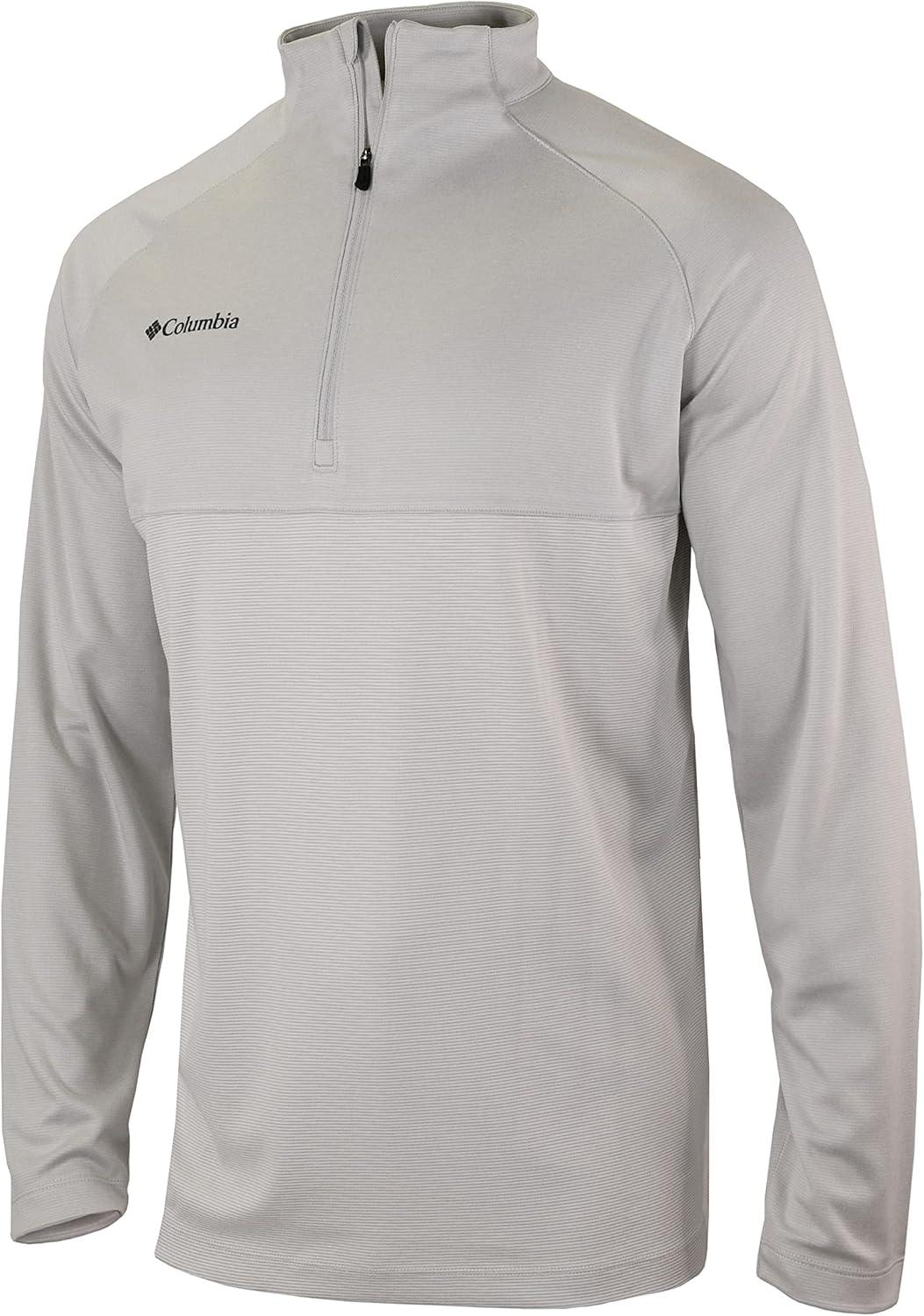 imageColumbia Golf Mens OmniWick Rockin It PulloverNimbus Grey