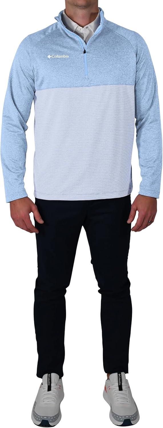 imageColumbia Golf Mens OmniWick Rockin It PulloverSail