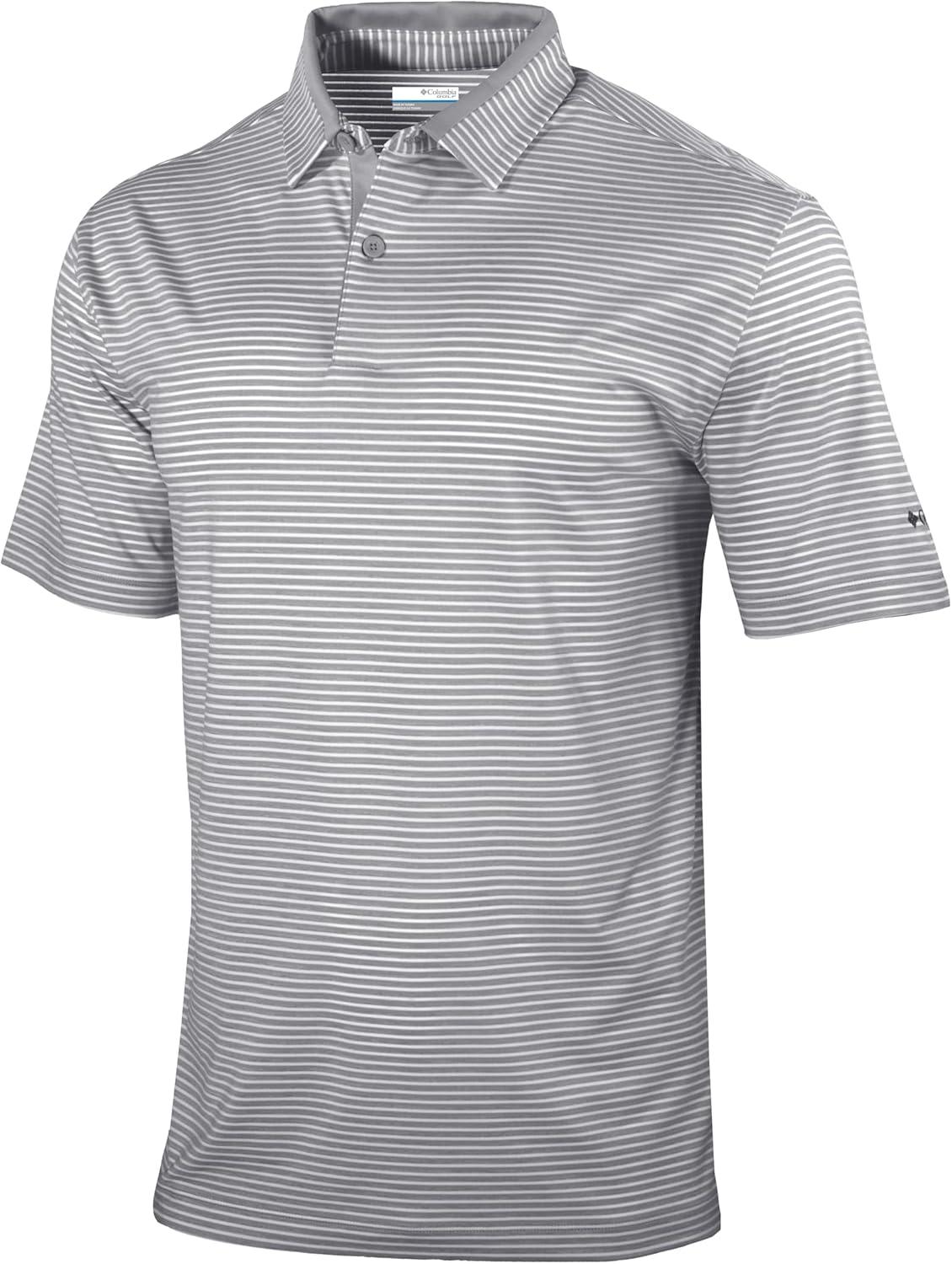 imageColumbia Golf Mens OmniWick Stroll PoloCool Grey