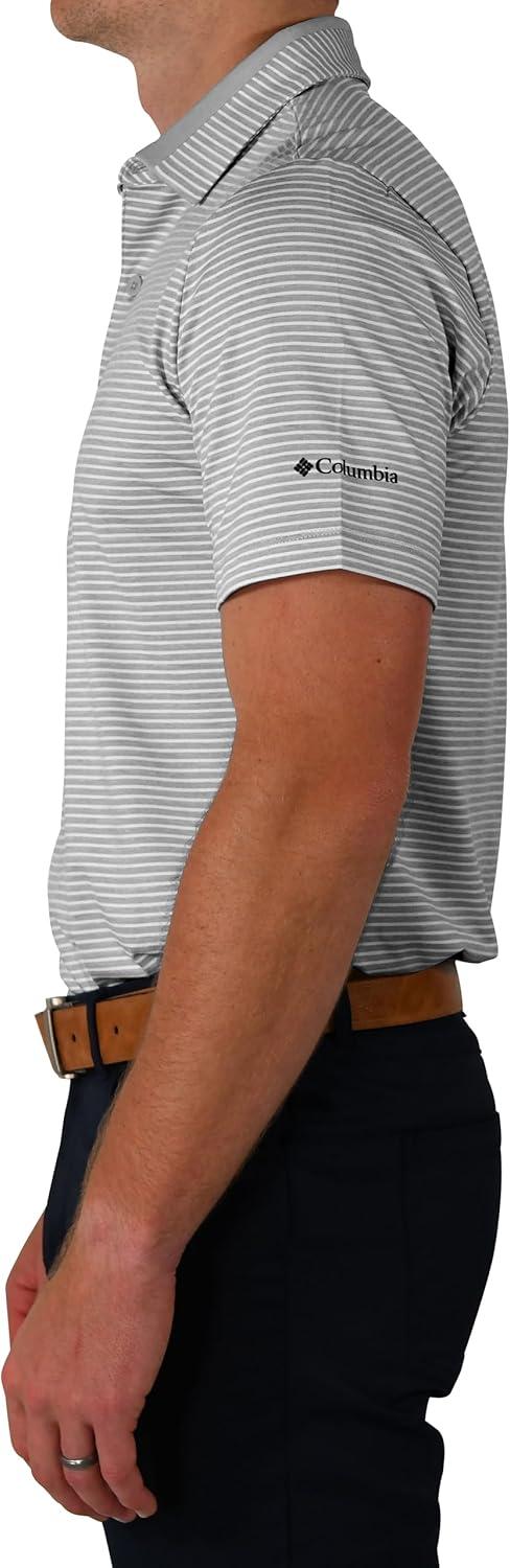 imageColumbia Golf Mens OmniWick Stroll PoloCool Grey