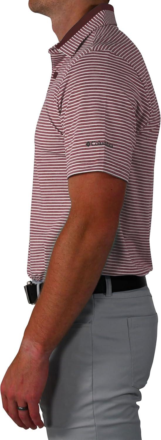 imageColumbia Golf Mens OmniWick Stroll PoloDeep Maroon
