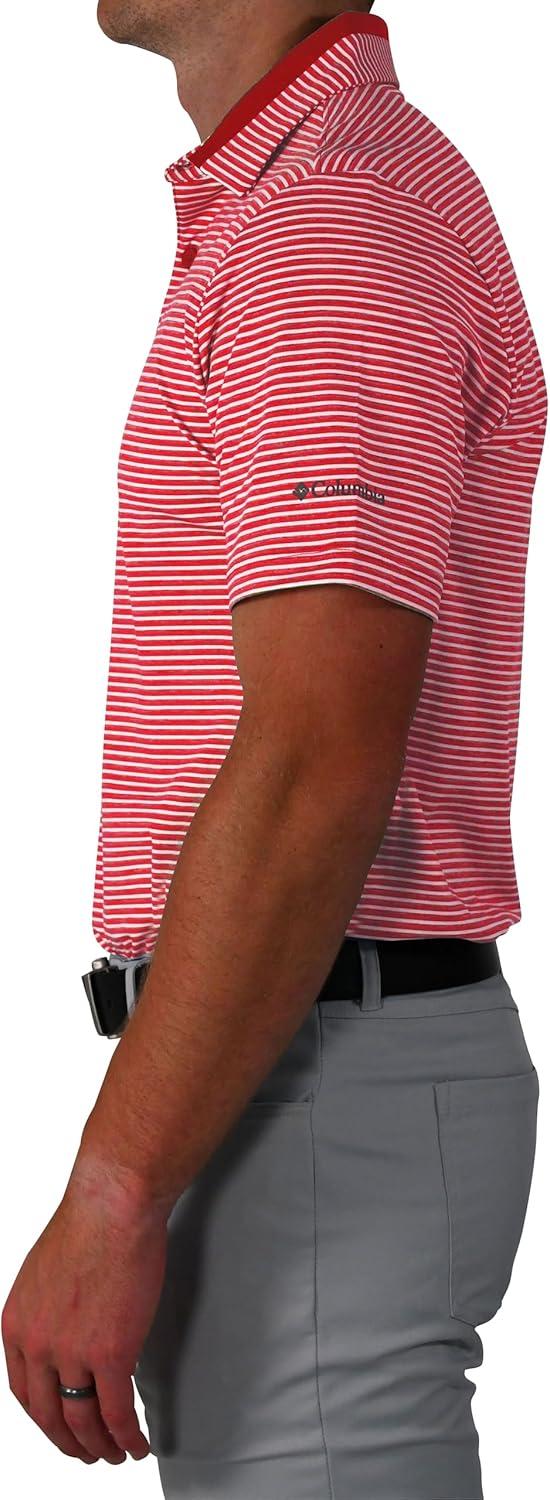imageColumbia Golf Mens OmniWick Stroll PoloIntense Red