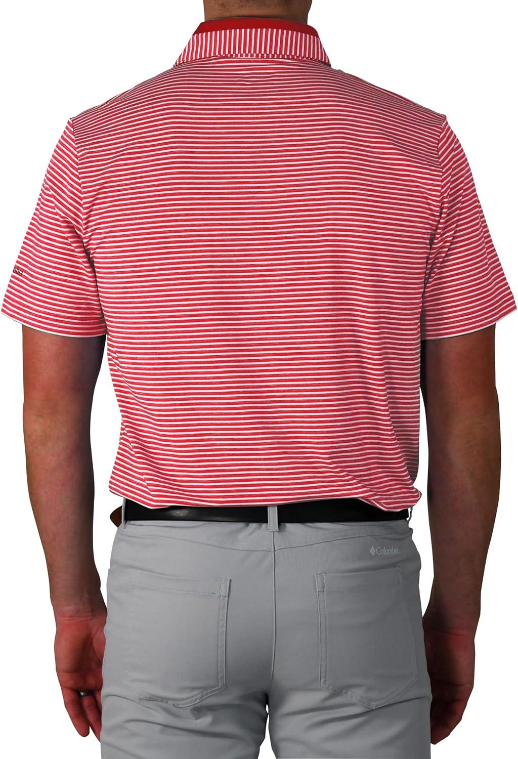 imageColumbia Golf Mens OmniWick Stroll PoloIntense Red