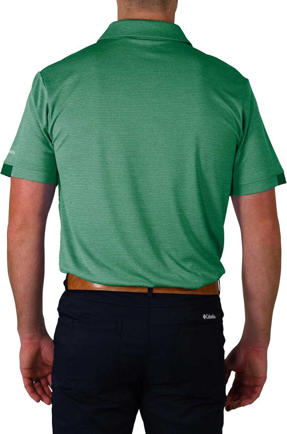 imageColumbia Golf Mens OmniWick Total Control Polo PoloForest