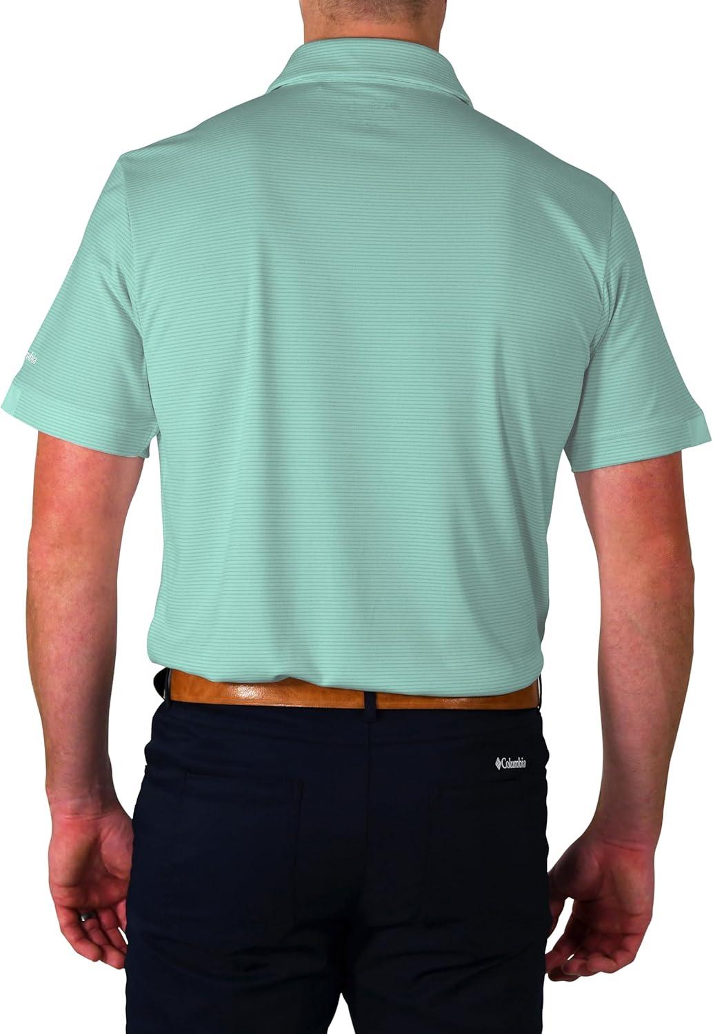imageColumbia Golf Mens OmniWick Total Control Polo PoloGulf Stream