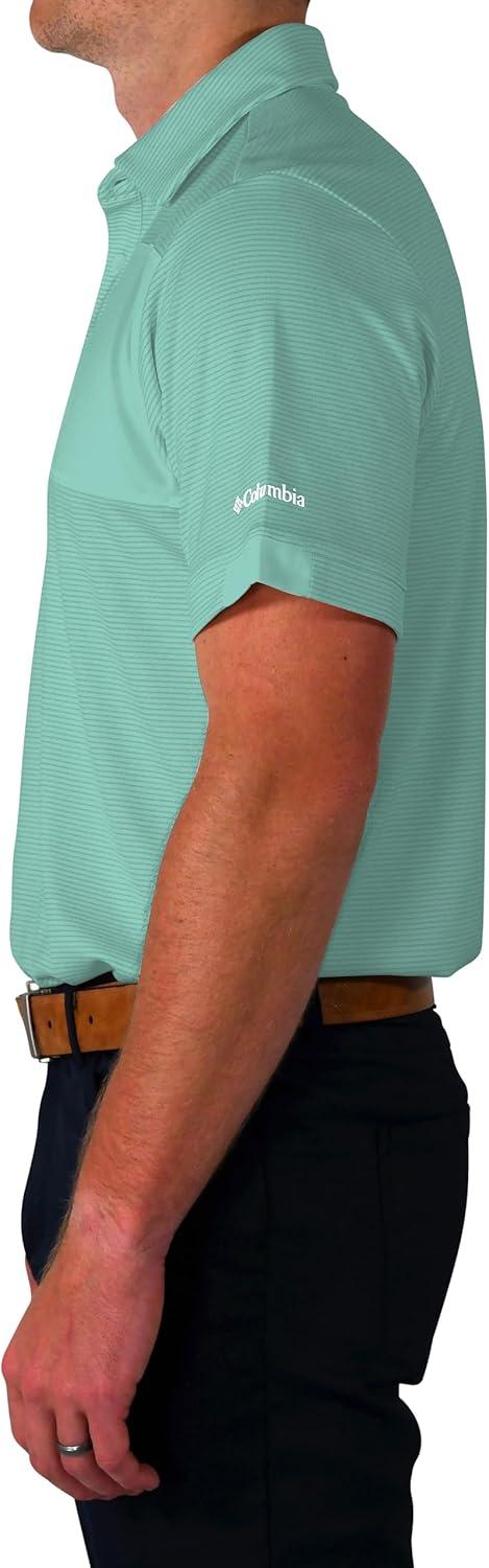 imageColumbia Golf Mens OmniWick Total Control Polo PoloGulf Stream