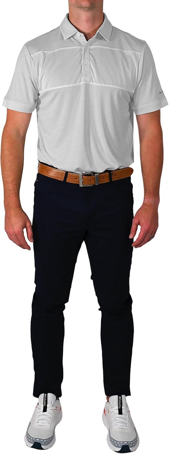 imageColumbia Golf Mens OmniWick Total Control Polo PoloWhite