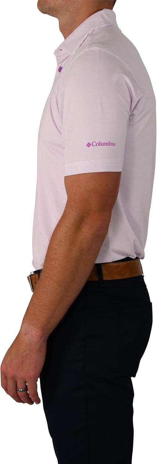 imageColumbia Golf Mens OmniWick Tucker Falls PoloBright Plum