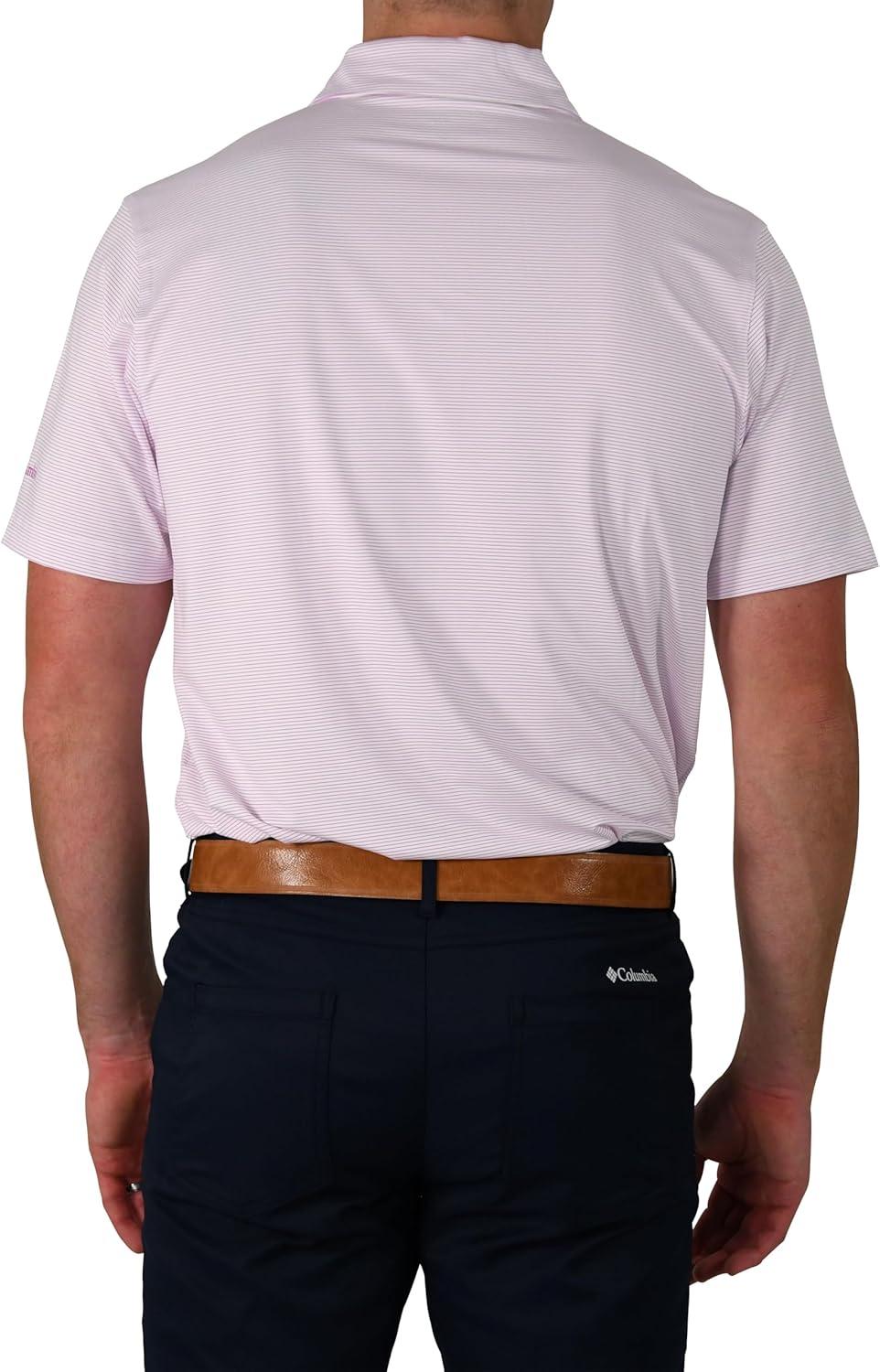imageColumbia Golf Mens OmniWick Tucker Falls PoloBright Plum