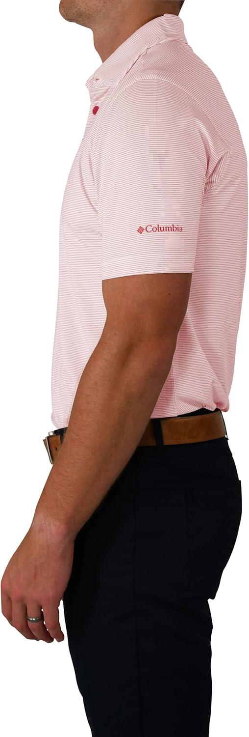 imageColumbia Golf Mens OmniWick Tucker Falls PoloIntense Red