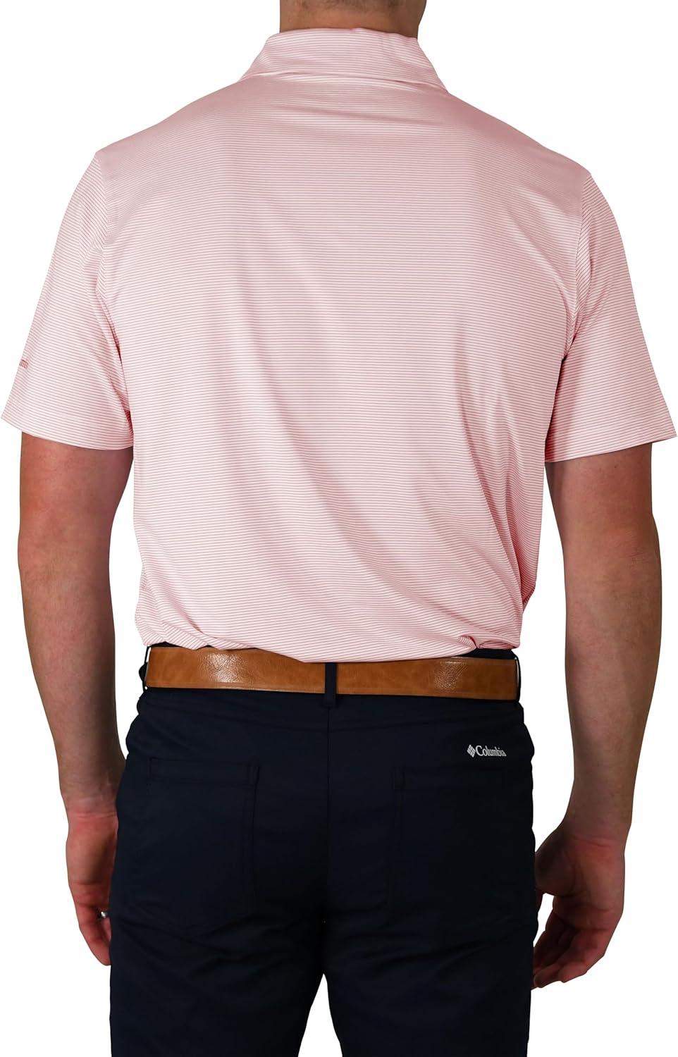 imageColumbia Golf Mens OmniWick Tucker Falls PoloIntense Red
