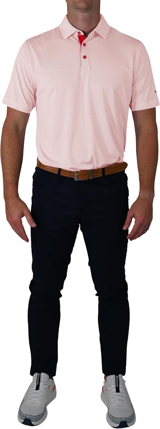 imageColumbia Golf Mens OmniWick Tucker Falls PoloIntense Red