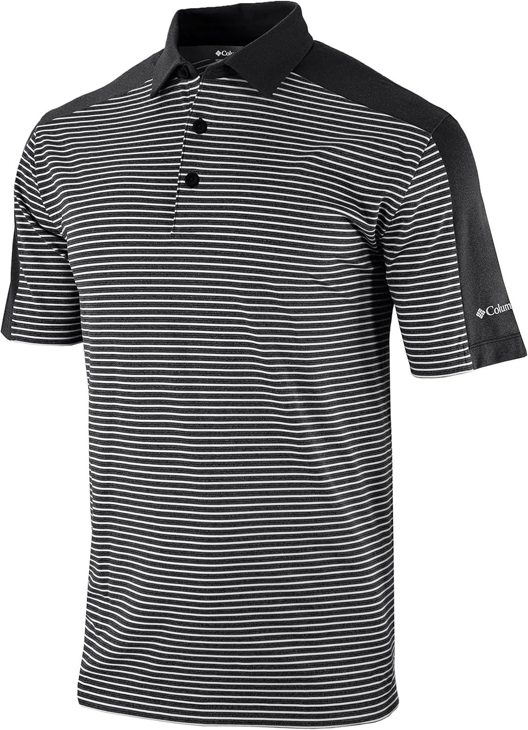 imageColumbia Golf Mens OmniWick in Contention PoloBlack