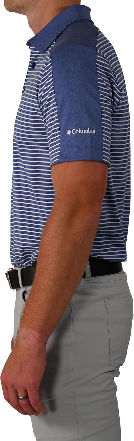 imageColumbia Golf Mens OmniWick in Contention PoloCollegiate Navy