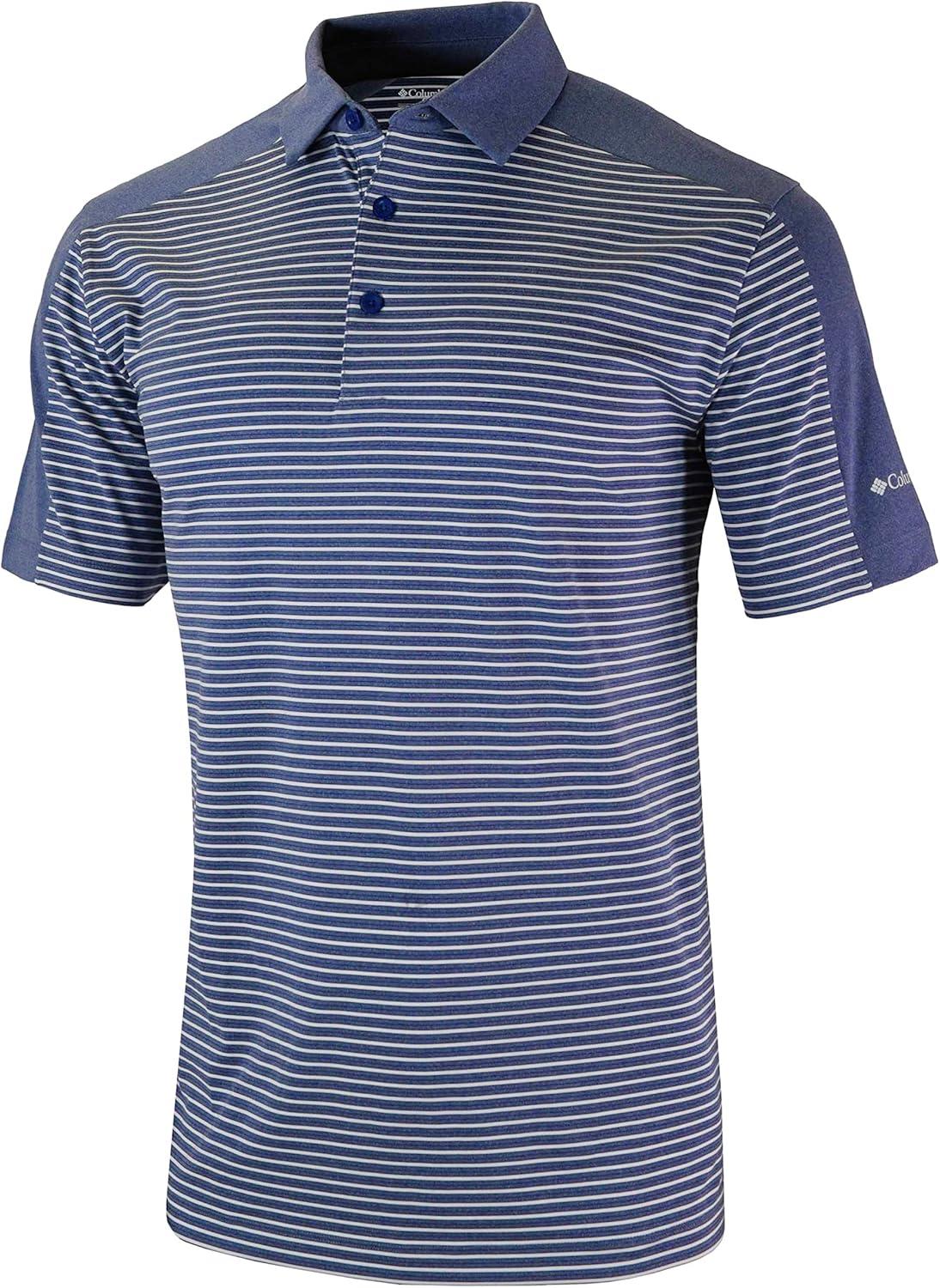 imageColumbia Golf Mens OmniWick in Contention PoloCollegiate Navy