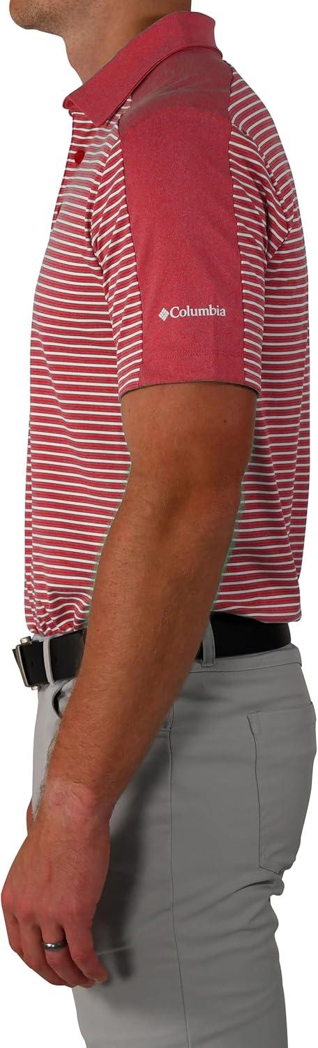 imageColumbia Golf Mens OmniWick in Contention PoloIntense Red