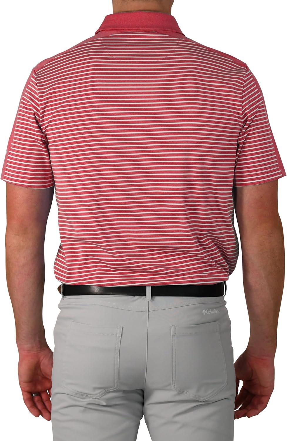 imageColumbia Golf Mens OmniWick in Contention PoloIntense Red