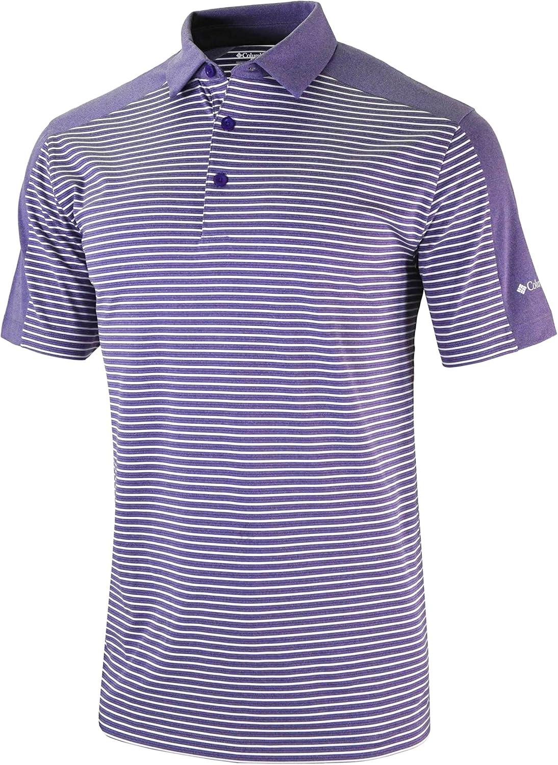 imageColumbia Golf Mens OmniWick in Contention PoloPurple
