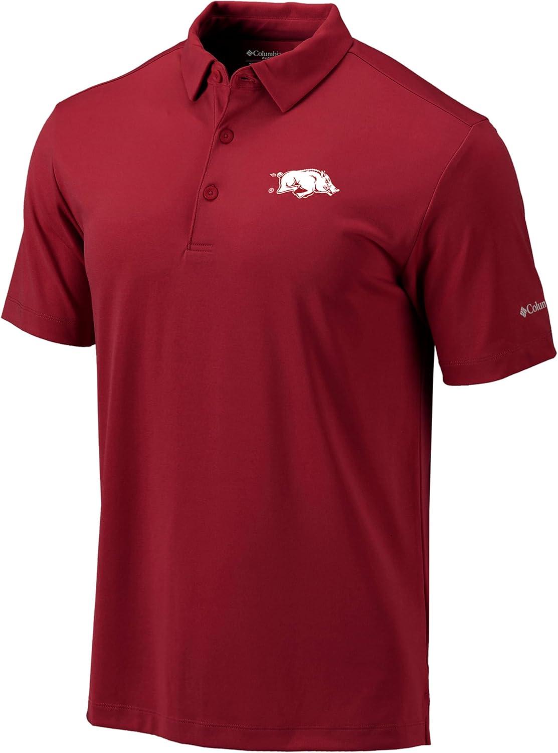 imageColumbia Golf Mens Univ of Arkansas Drive PoloBeet