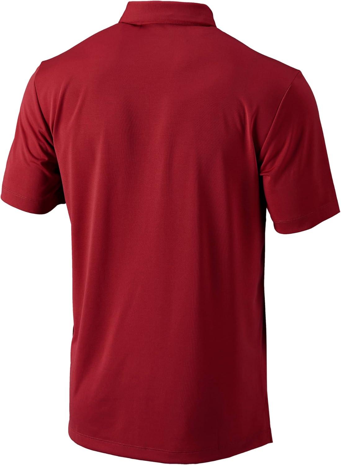 imageColumbia Golf Mens Univ of Arkansas Drive PoloBeet