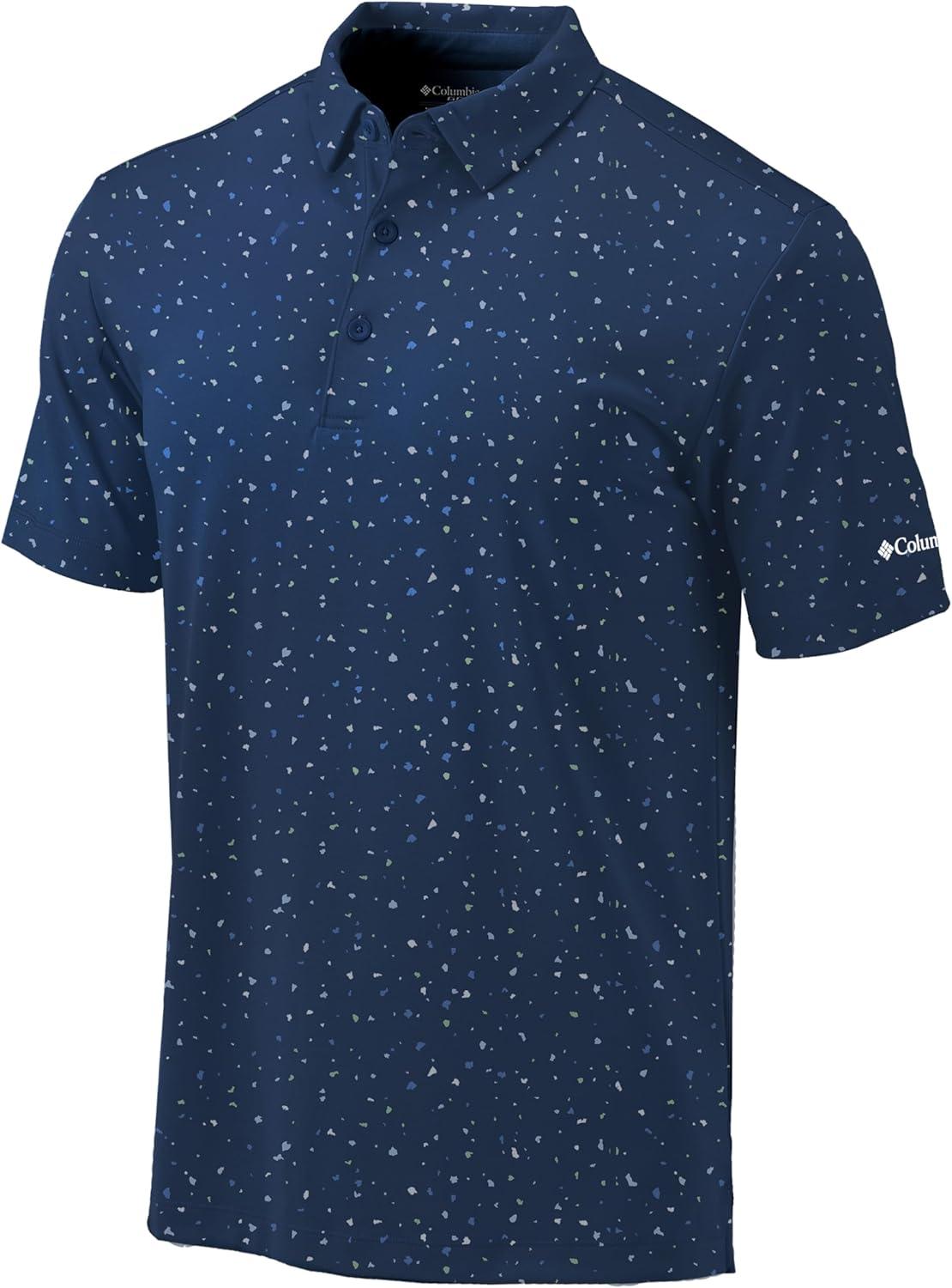 imageColumbia Golf Mens Windy Path PoloDark Mountain
