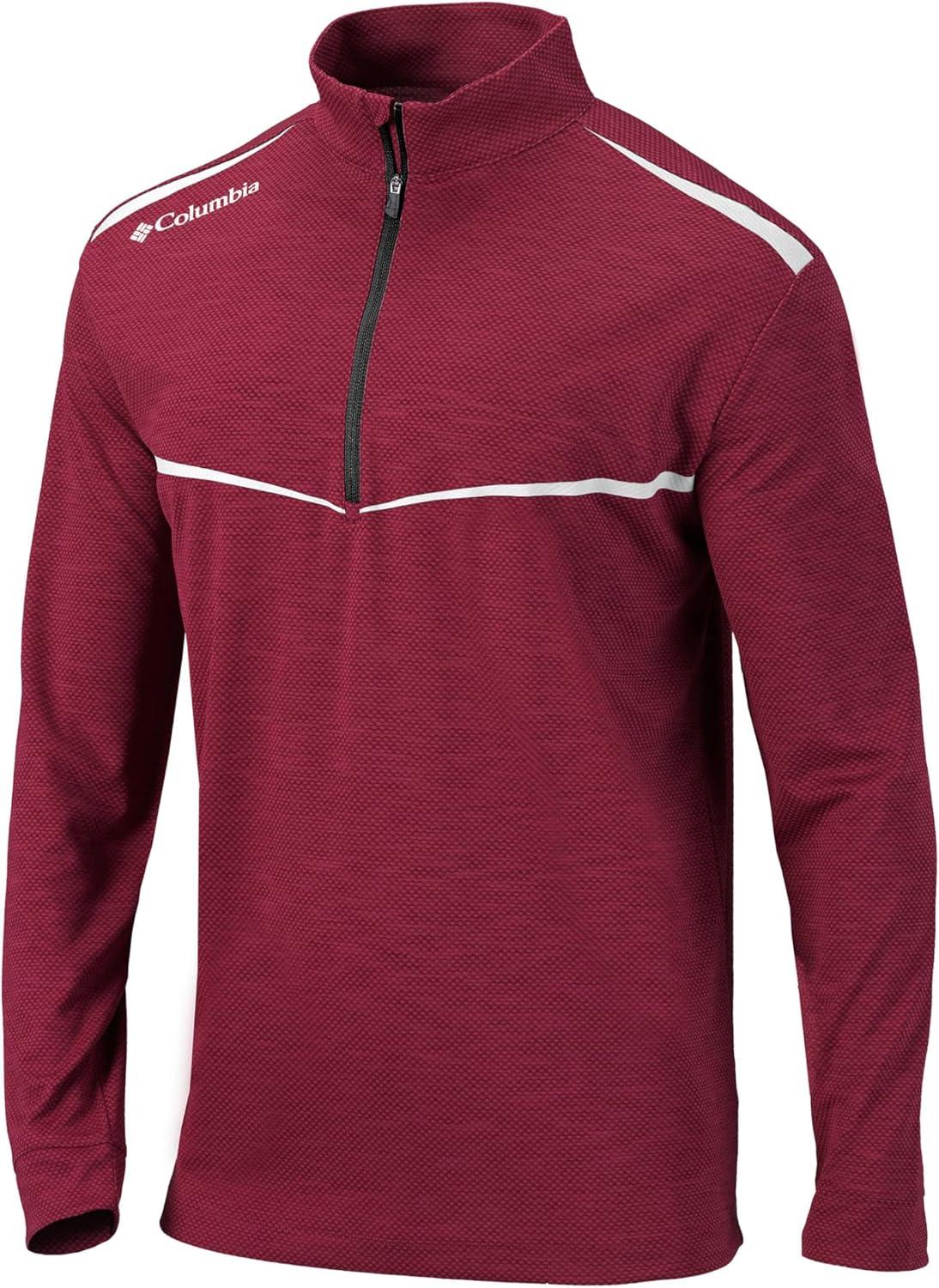 imageColumbia Golf OmniWick Scorecard 14 Zip Long Sleeve PulloverBeet