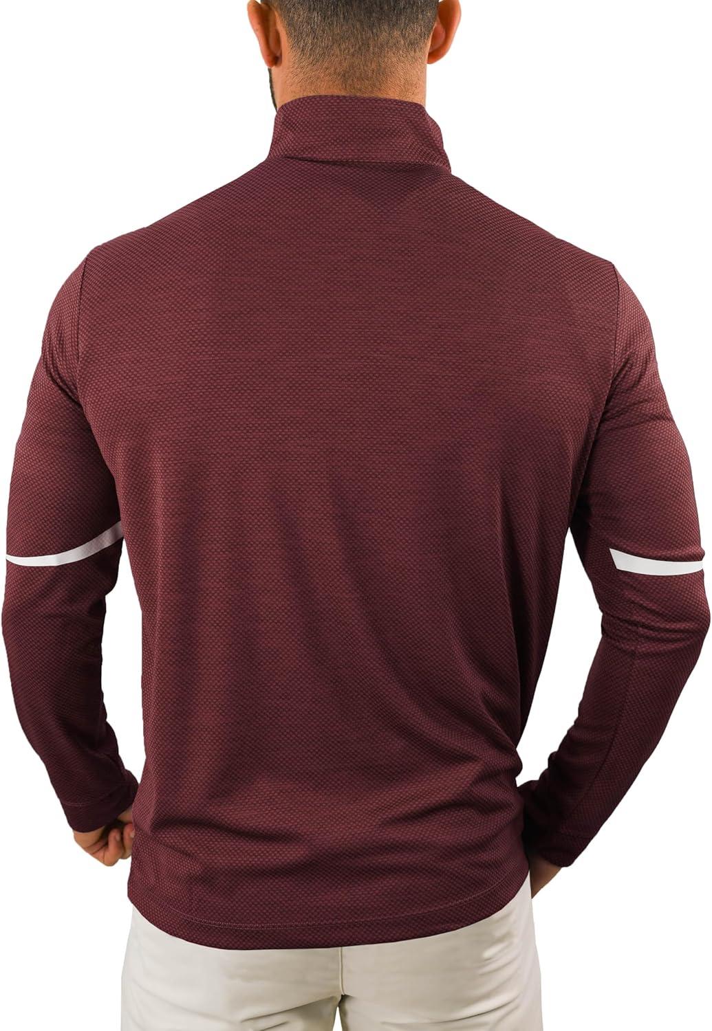 imageColumbia Golf OmniWick Scorecard 14 Zip Long Sleeve PulloverDeep Maroon