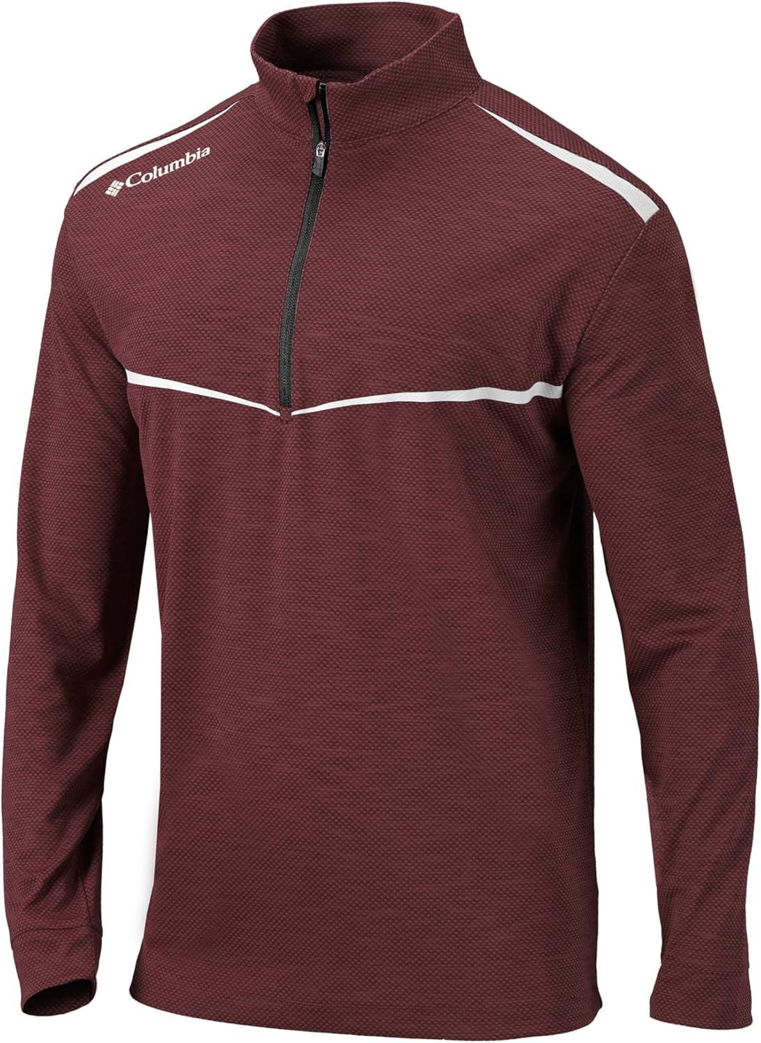 imageColumbia Golf OmniWick Scorecard 14 Zip Long Sleeve PulloverDeep Maroon