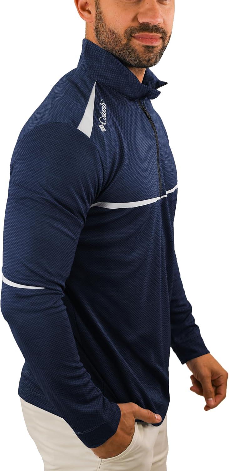imageColumbia Golf OmniWick Scorecard 14 Zip Long Sleeve PulloverNavy