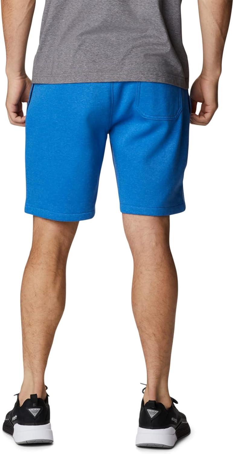 imageColumbia Mens Columbia Trek ShortBright Indigo HeatherWhite Vertical Logo