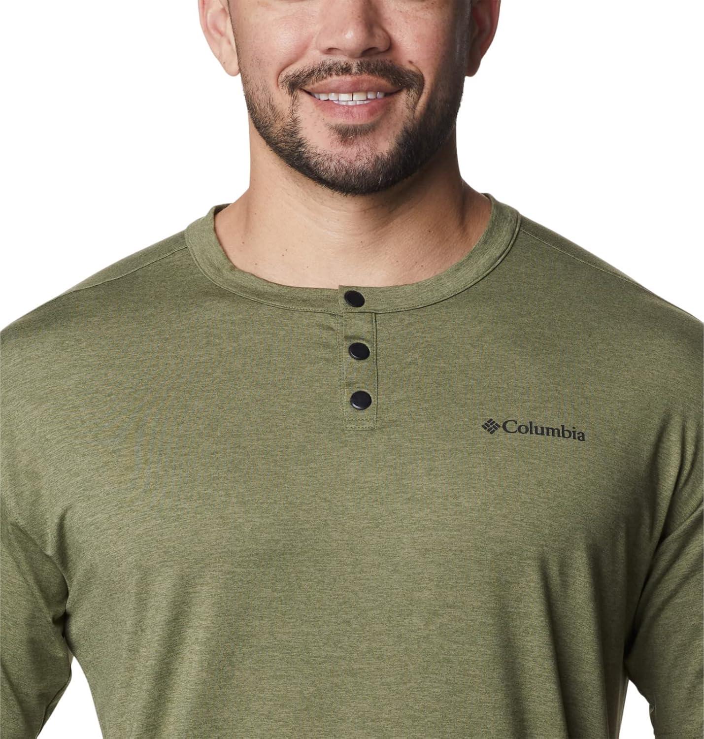 imageColumbia Mens Coral Ridge Performance Short SleeveHiking ShirtMosstone