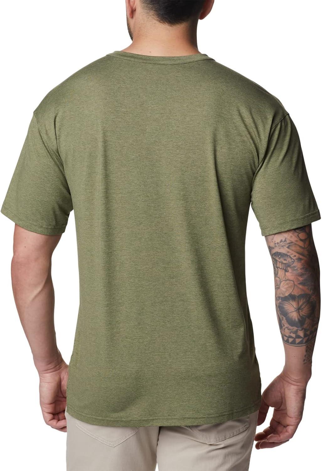 imageColumbia Mens Coral Ridge Performance Short SleeveHiking ShirtMosstone